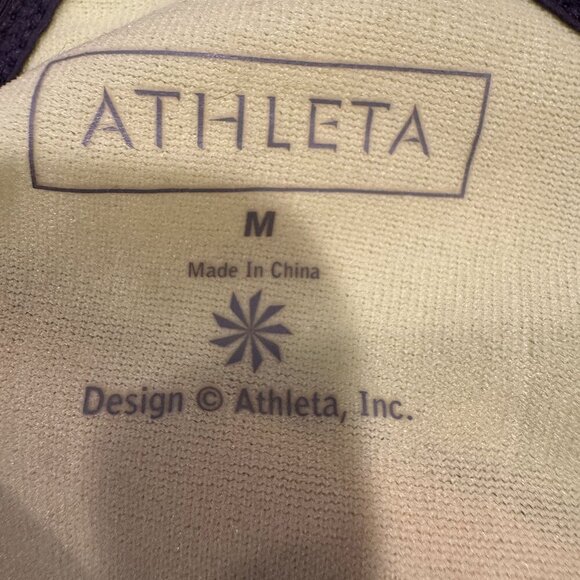 Athleta Bombay Shorebreak Racerback Swim Dress Purple/Gray Size Medium - Picture 6 of 8
